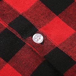 OCHENTA Toddler Flannel Shirt Boys Long Sleeve