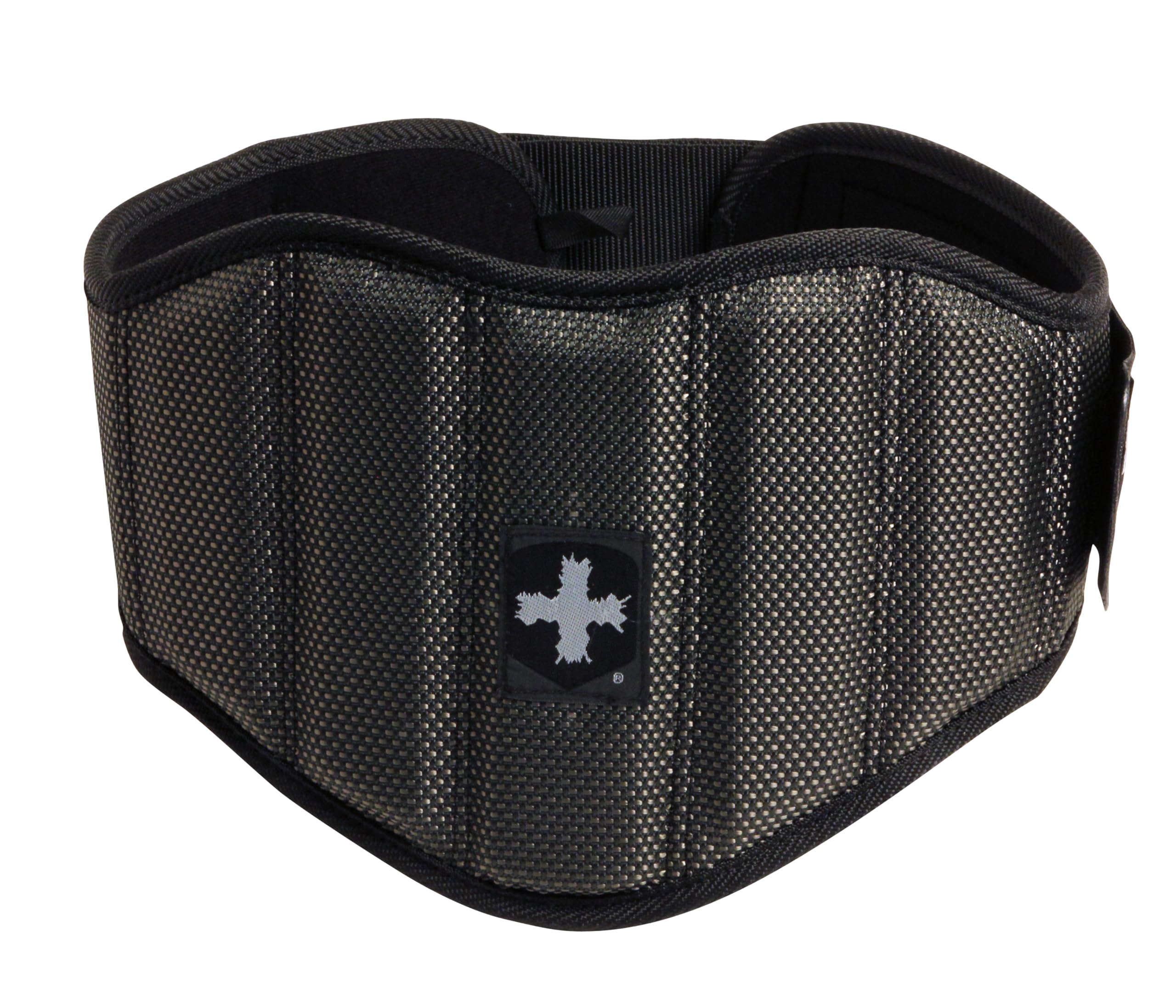 Harbinger Firmfit Contoured Weightlifting Belt-Provides Snug Comfort And Robust Support For Core and Back,Utility Pocket Stores Essentials,Ideal For Power Lifters and Rigorous Routines,Medium,Black