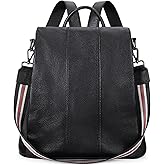 SENDEFN Backpack Purse for Women Fashion Multipurpose Design Shoulder Bag Genuine Leather Ladies Travel bag