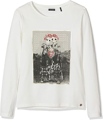 Ikks Junior Tee Shirt Ml Tete De Mort Couronnees Camiseta Para Ninas Amazon Es Ropa Y Accesorios