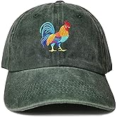 Hepandy Embroidered Rooster Hats
