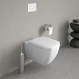Duravit Happy D.2 Soft Close Toilet Seat Urea Thermoset White Stainless Steel view 5