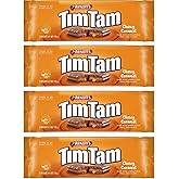 Arnott&rsquo;s Tim Tam Chewy Caramel Chocolate Biscuits &ndash; 4 Pack (175g Each) &ndash; Made in Australia &ndash; Classic Australian Treat