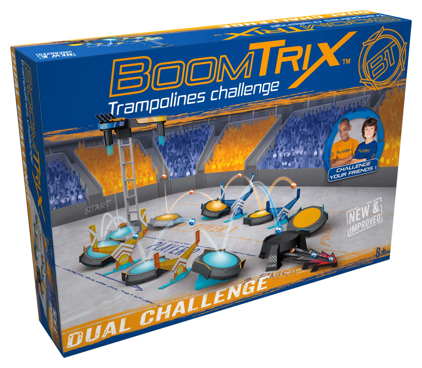 Goliath Boomtrix Dual Challenge Set – Construction Game from 6 Years and Up – Ball Game