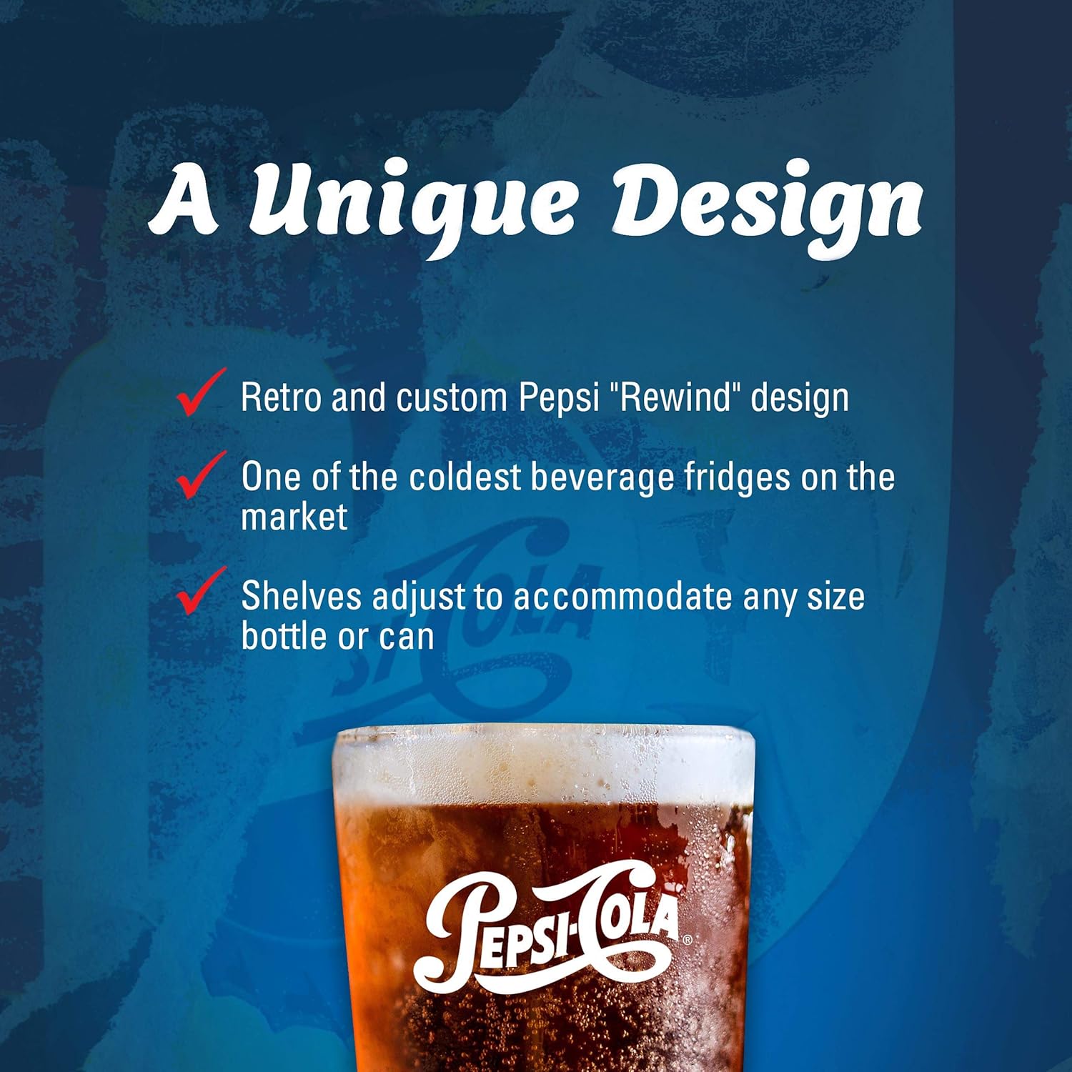 pepsi mini fridge amazon