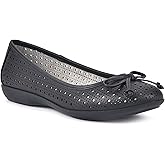 CLIFFS BY WHITE MOUNTAIN Women's Cheryl Cushioned Ballet Flat