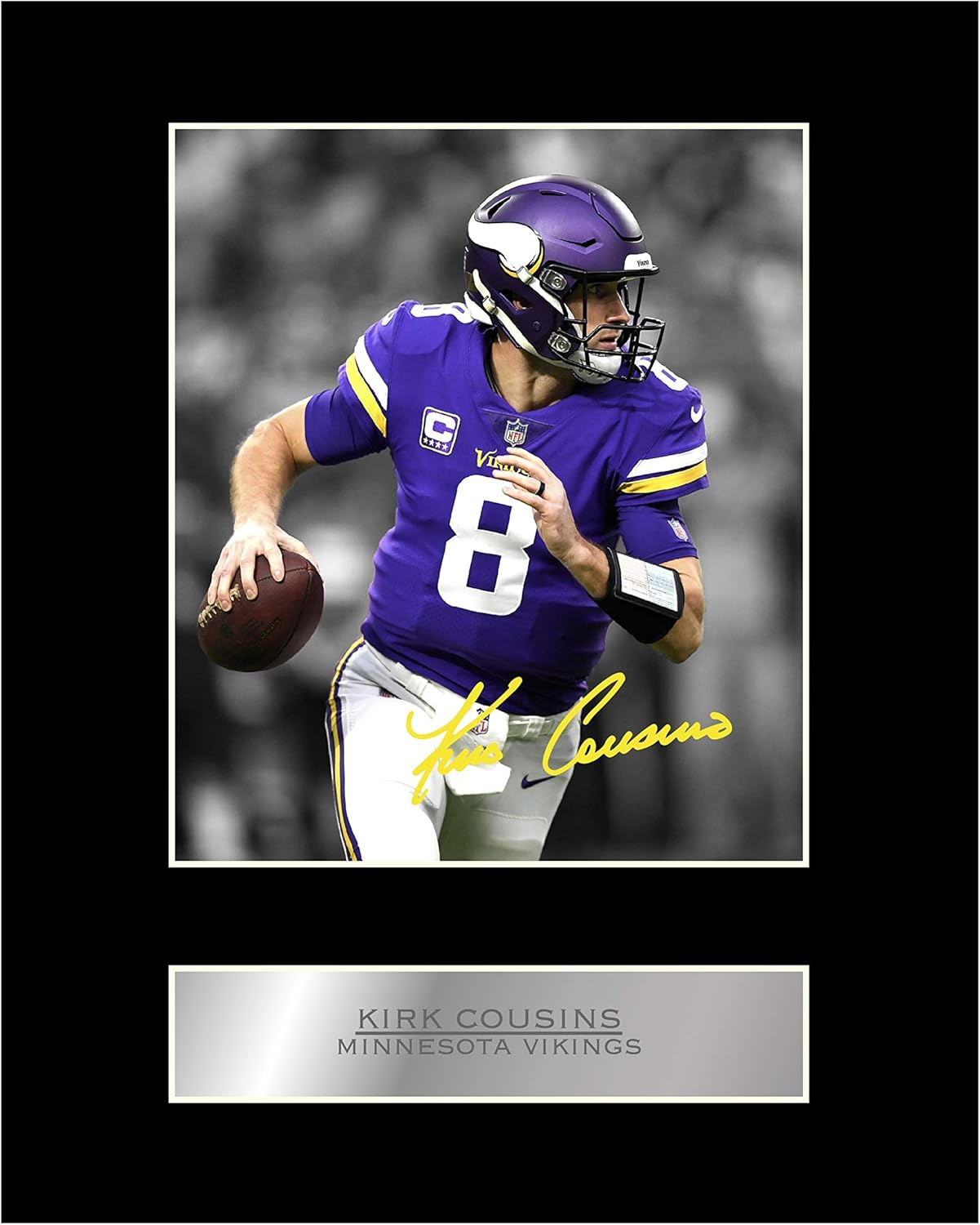 kirk cousins signed football