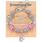 BxkSky You Are Magical - Unicorn Charm Bracelet for Girls, Christmas Birthday Gifts