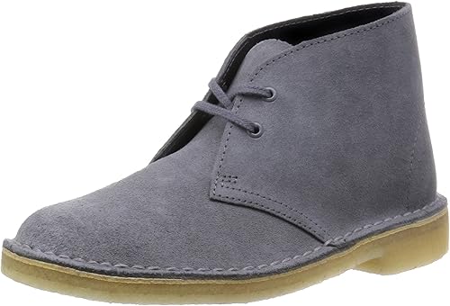 grey suede clarks desert boots