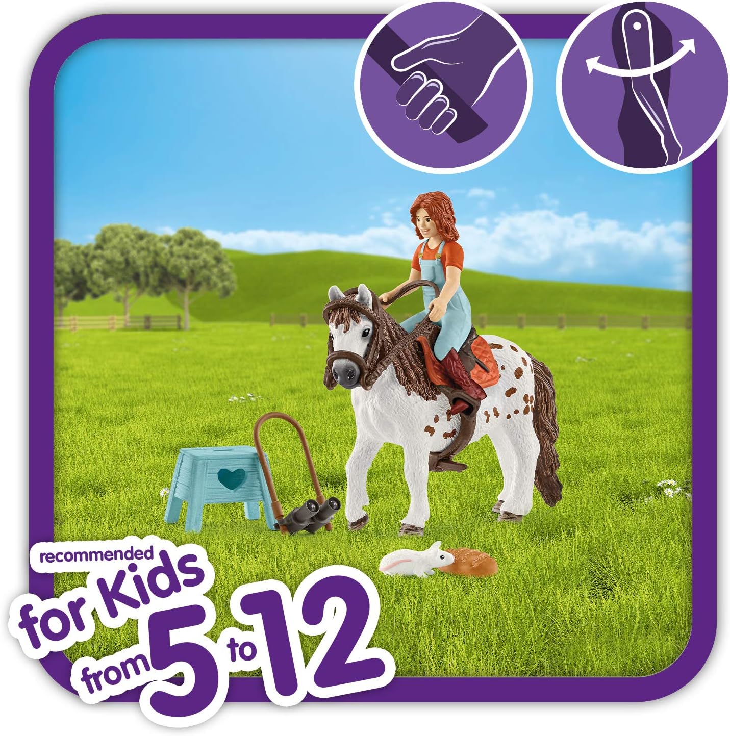 mia and spotty schleich