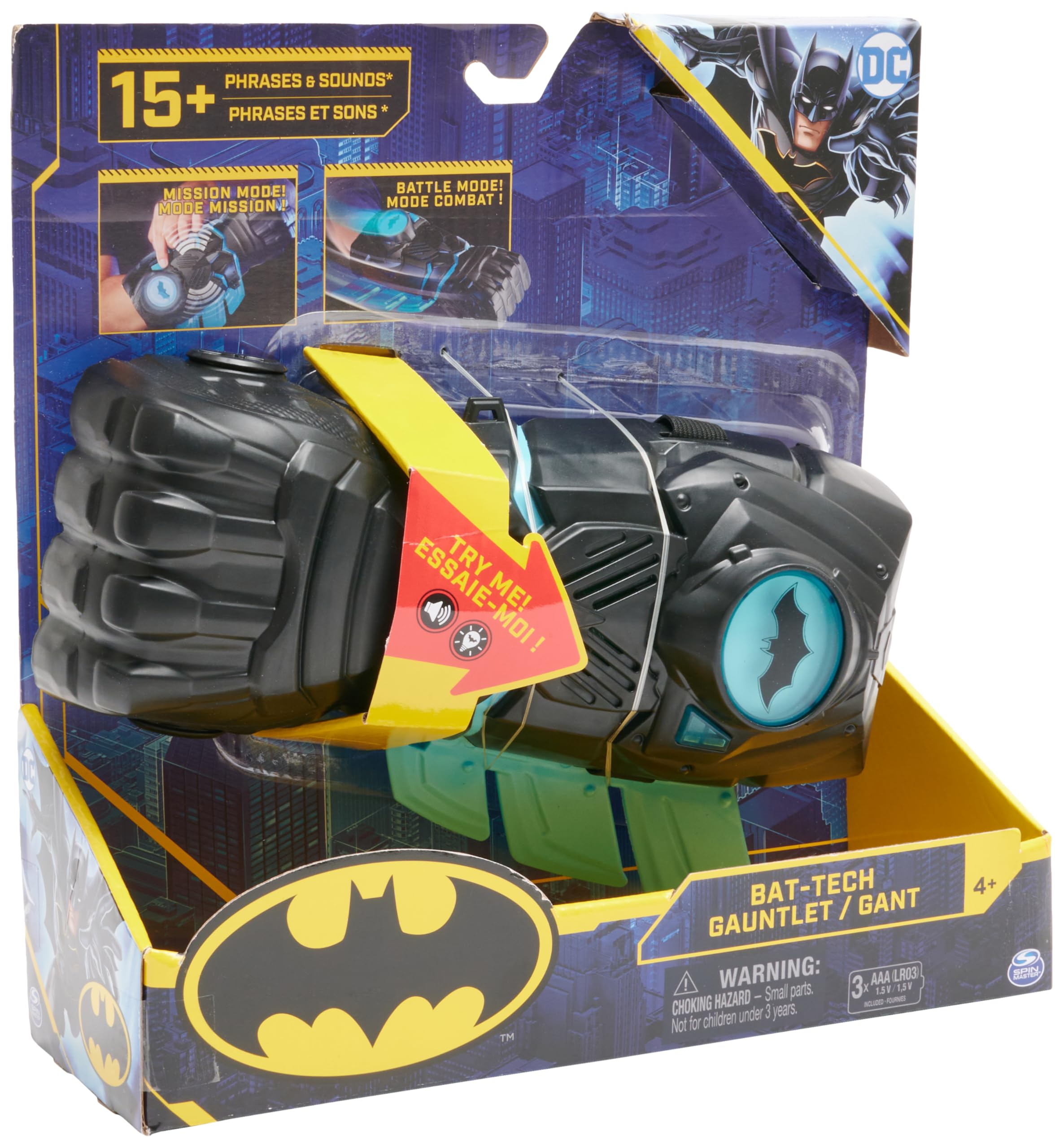 BATMAN DC Comics Interactive Gauntlet with Over 15