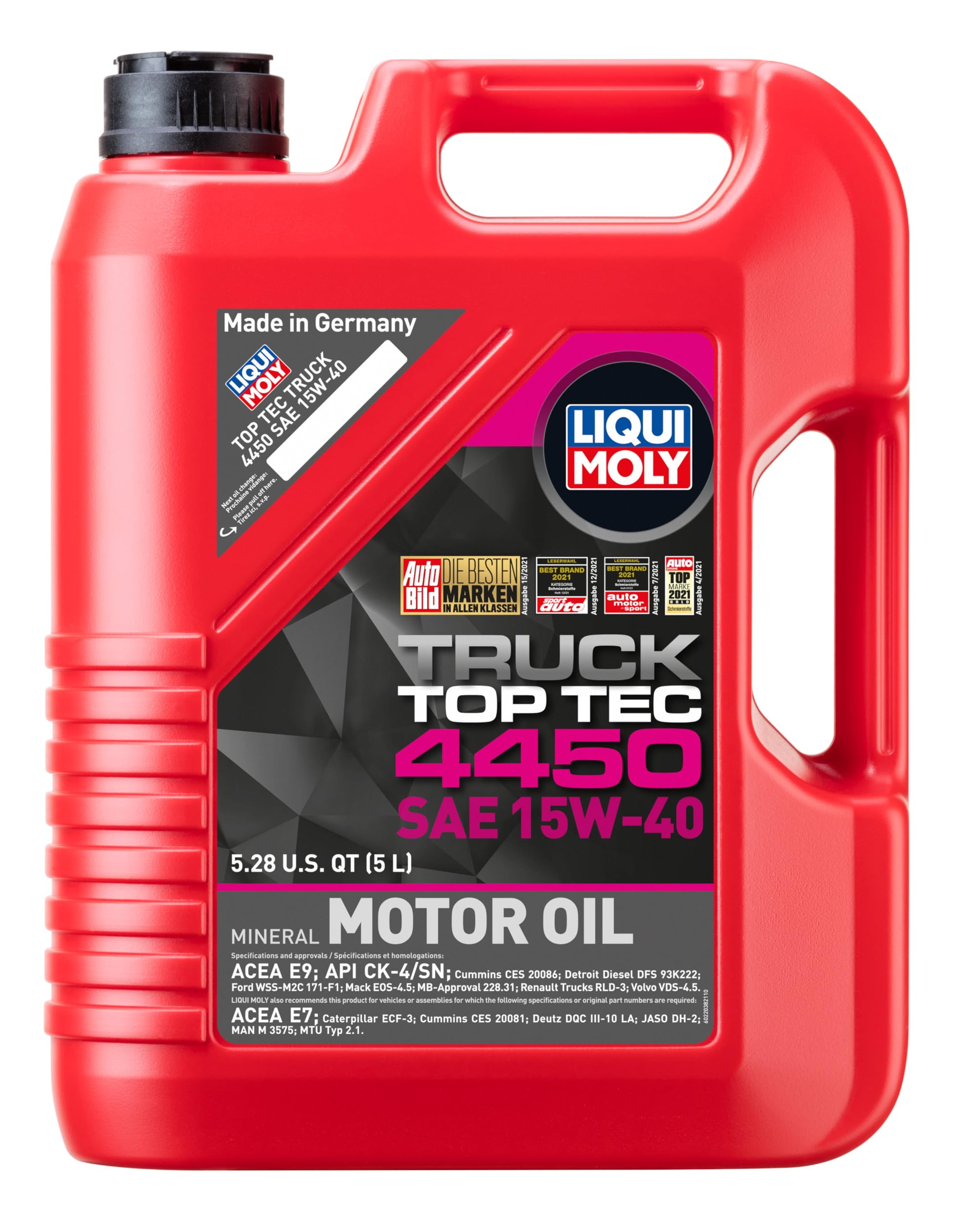 LIQUI MOLY 5L Top Tec Truck 4450 15W-40 (22038)