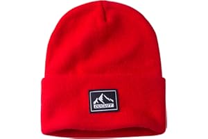 DOCVIT Knit Cuffed Beanie Warm Winter Hats Unisex Skull Knit Cap Fashion Ski Hat for Men and Women