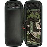 Peyyargo Storage Case Compatible with JBL Flip 7/6 / 5 Portable Waterproof and DropProof Speaker (Green)