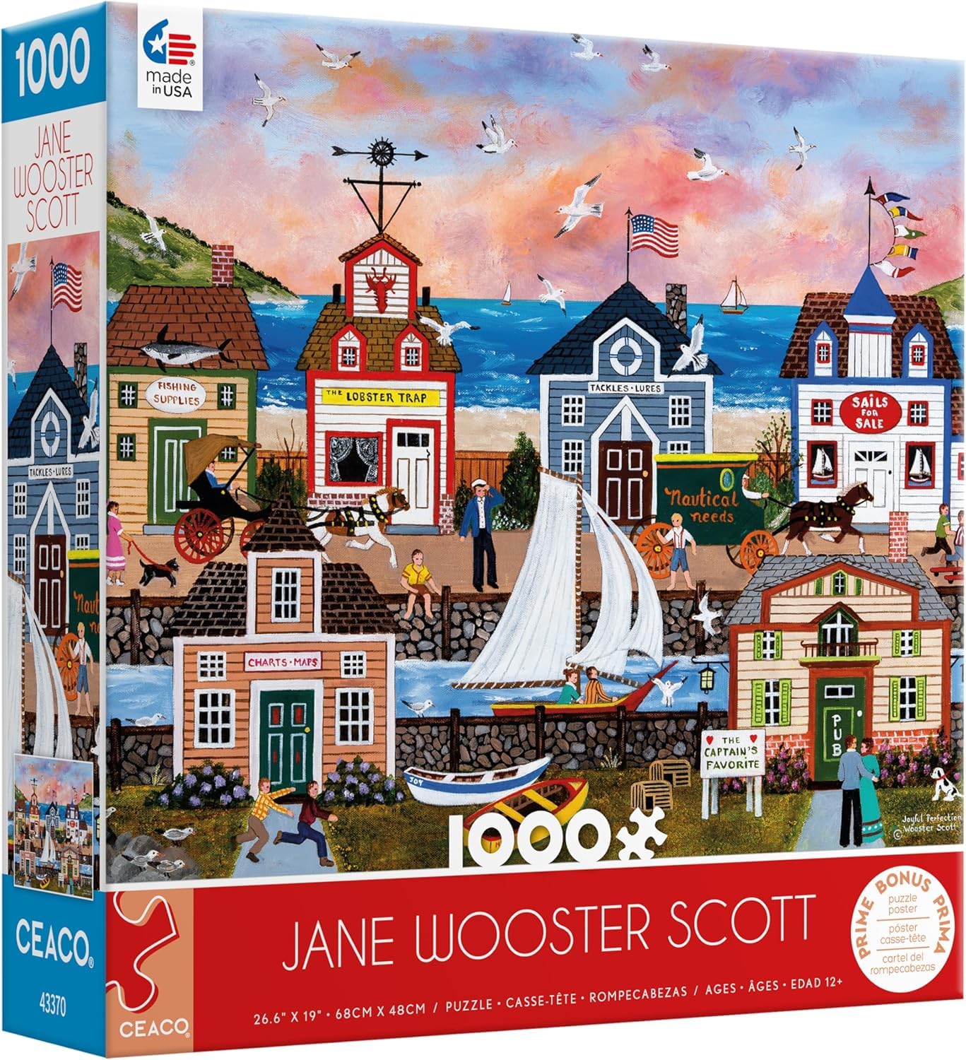 JANE WOOSTER SCOTT ジグソーパズル 独立記念パレード Ceaco - Jane Wooster Scott - Joyful Perfection - 1000 27 x 20
