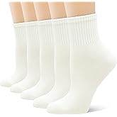 SERISIMPLE Womens Mini Crew Thin Viscose Bamboo Socks Soft Above Ankle Casual Socks Comfort Solid Color 5 Pairs