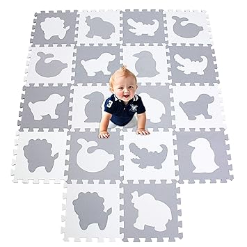 baby animal play mat
