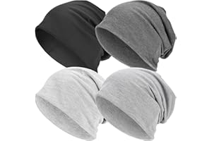 EINSKEY Cotton Slouchy Beanie Hat for Men/Women, Lightweight Oversize Large Thin Skull Cap Chemo Cap Night Sleeping Cap