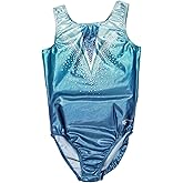 Destira Gymnastics Leotards for Girls, Premium Hologram Fabric w/Dazzling Rhinestone Crystals - GIRLS/CHILD Sizes