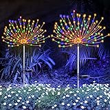 YOTOZU 2 PCS Solar Firework Light, Outdoor Solar