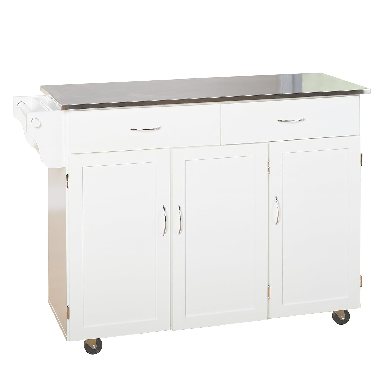 Best Kitchen Carts, Stainless Steel Top, Wheels