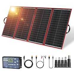 DOKIO 300w 18v Portable Foldable Solar Panel Kit