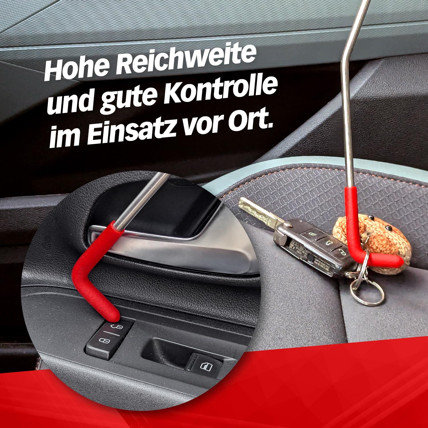 Multipick KFZ Öffnungsset Profi – Hebelwerkzeug Auto & Profi Autowerkzeug – Zierleistenkeile & Car Tools zur Fahrzeugöffnung – Auto Werkzeugset - KFZ Öffner 6