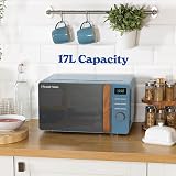 Russell Hobbs RHMD714BL 17 L 700 W Microwave Scandi Blue Wood Handle view 4