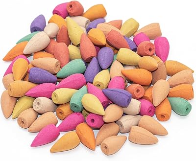 Anbar Backflow Incense Cones - Assorted Scents for Relaxation & Meditation