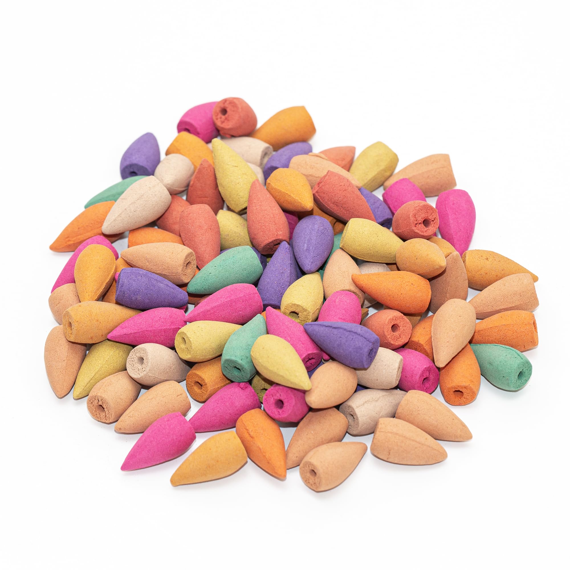 Anbar Backflow Incense Cones for Waterfall Burners and Holder. for Relaxation, Meditation, Spa and Salon, Aromatherapy, or Stress Relief, Assorted Scents (200)