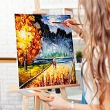 Koncci A4 Canvas Panels 21x29.7cm 10 Pack Cotton Acid-Free for Painting view 7
