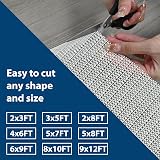 EGOFINE Non Slip Rug Underlay 150x210cm Beige Anti Skid Pad for Wood Floors view 3
