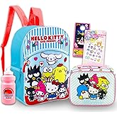 Hello Kitty and Friends Backpack with Lunch Box - Bundle with 16" Backpack, Lunch Bag, More | Hello Kitty and Friends School Supplies for Girls