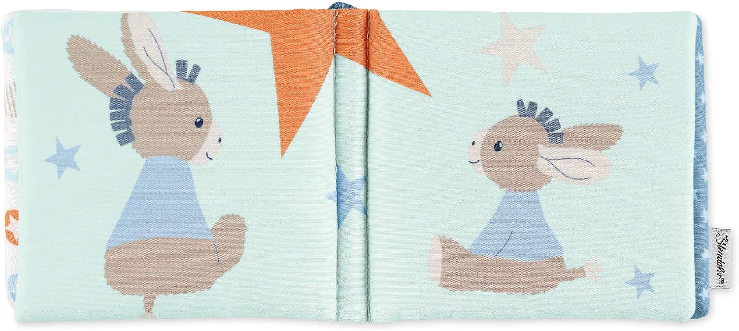 Sterntaler 3502000 Emmi Donkey Playbook, Age: Children from 0 Years, Multicoloured, Standard, 1 Stück (1er Pack) - Image 5