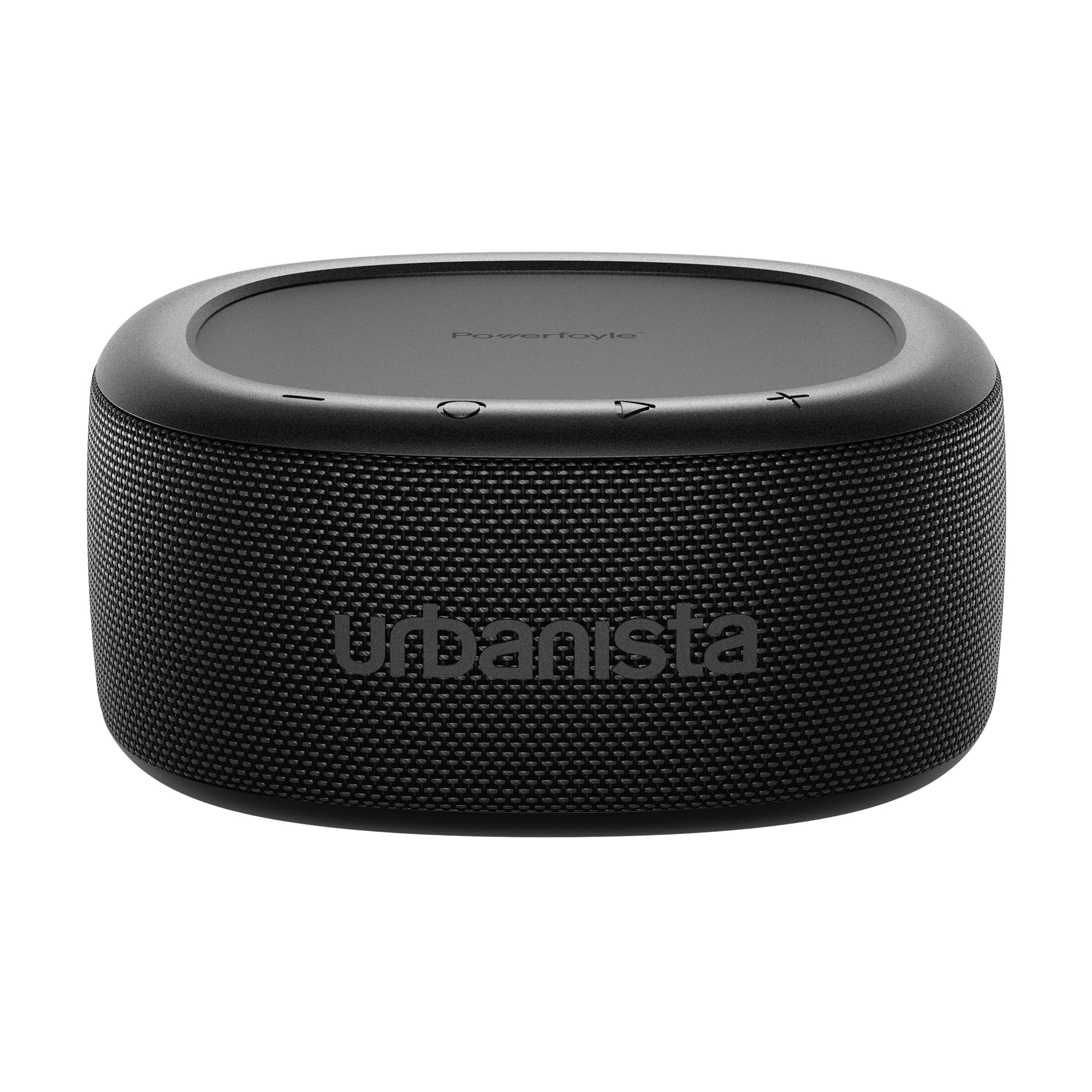 Urbanista Malibu Solar Bluetooth Speaker, 20W Wireless Portable Speaker, Up to 45H Playtime, IP67 Waterproof, Stereo Sound, Dual Pairing, Small Speakers for Travel, Outdoor & Indoor, Midnight Black
