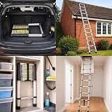 Neo Extendable Portable Foldable Telescopic Ladder EN131 4.6M Steel view 9
