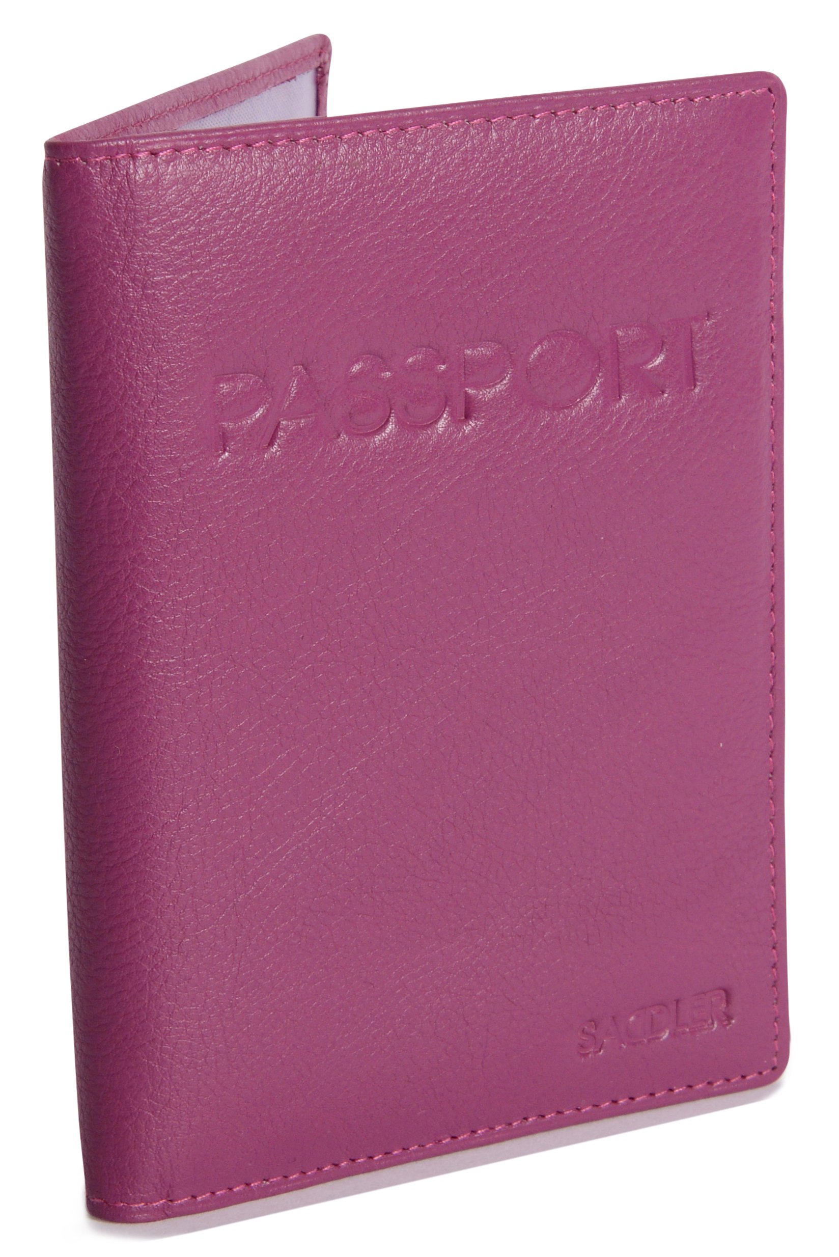 SADDLER "Harper Women's Luxurious Real Leather Passport Holder | RFID Travel Wallet for Passport, Credit & Debit Cards | Secure & Stylish Cover - Gift Boxed