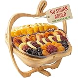 Oh! Nuts Dried Fruit Gift Basket | Healthy No Sugar Added Huge Assortment of Dried Fruit Gourmet Holiday Gift | Food Snack Se