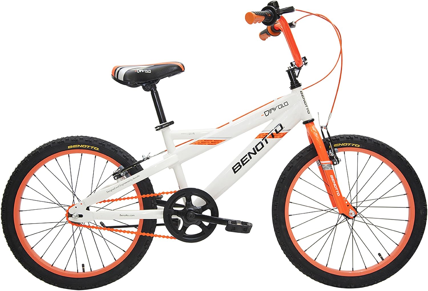 Benotto CRHDIA2001UNBL Bicicleta de Acero Rodada R20, Niño, Frenos V, 1 ...