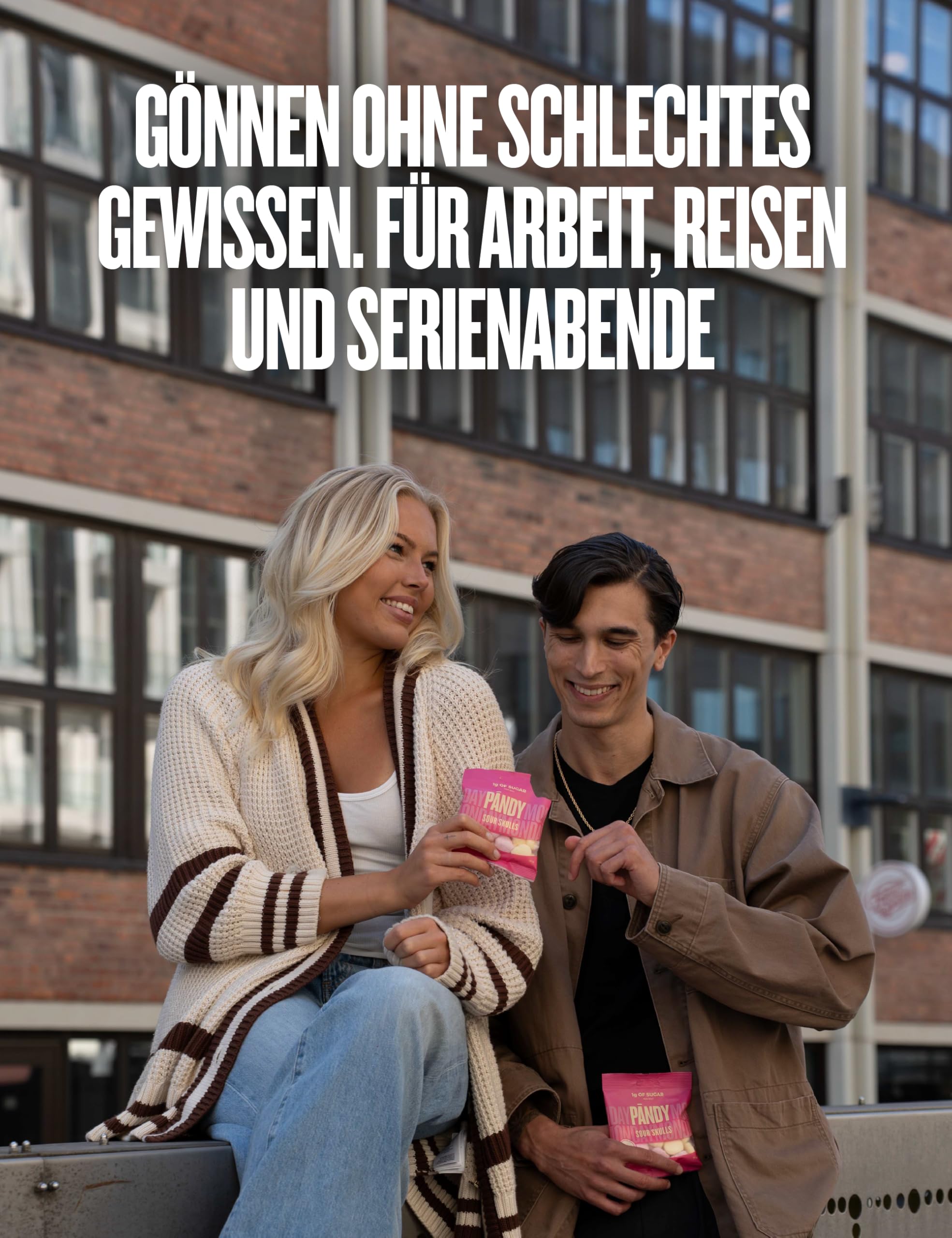 Pändy zuckerfreie Gummibärchen mit 100% Geschmack - 8x 50g Probierpaket - zuckerfreie Süssigkeiten (<1g Zucker) - glutenfreie Süßigkeiten ohne Zucker - kalorienarme, low carb, gesunde Snacks 5