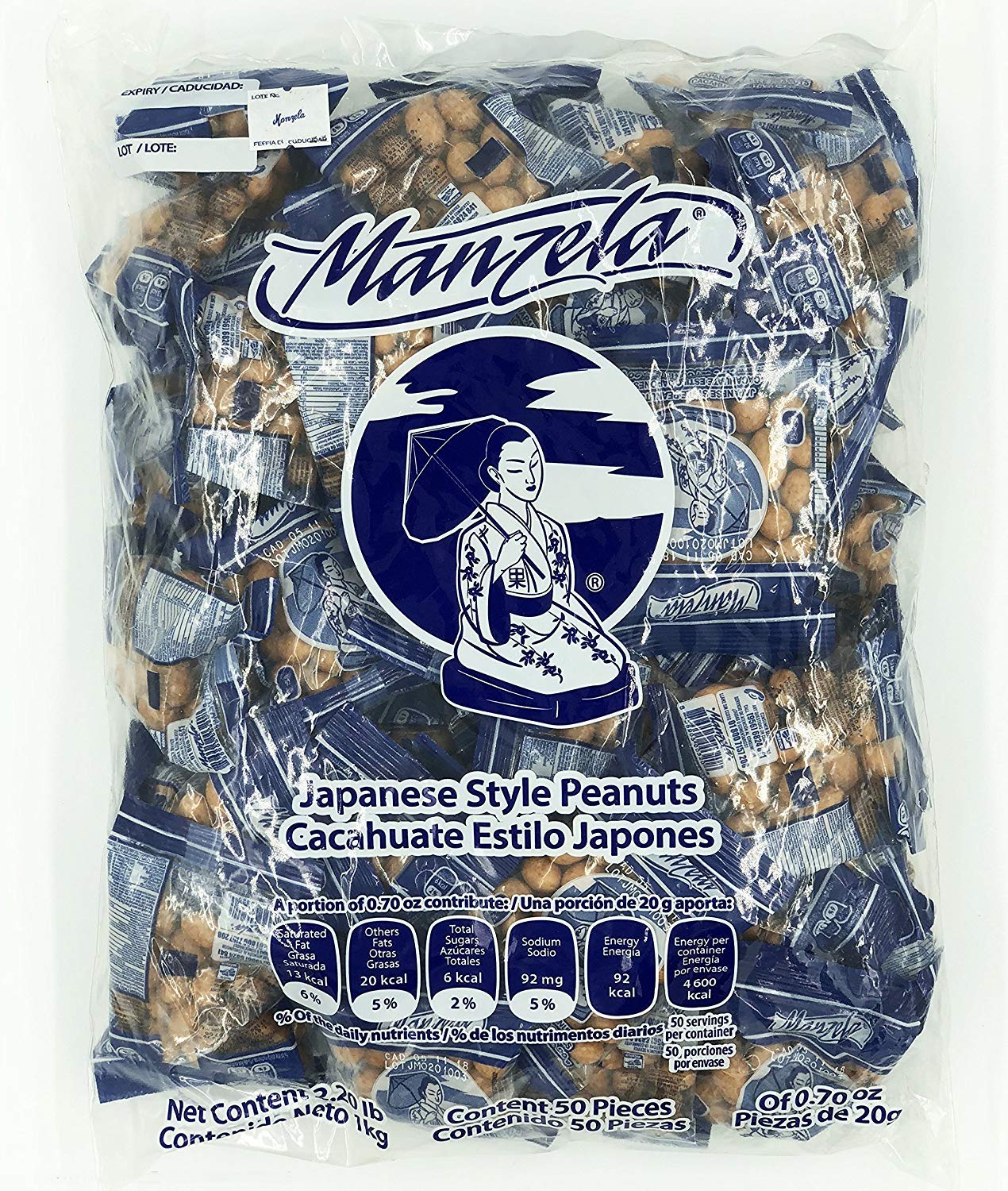 MANZELA JAPANESE STYLE PEANUTS 50/20GR