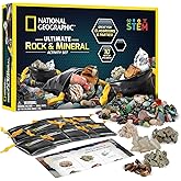 National Geographic Kids Rock Collection – 1.25 lb. Assorted Rocks, Minerals & Gemstones Plus 50 Cool Rocks & Minerals to Share, STEM Earth Science Kit for The Classroom, Homeschool & More
