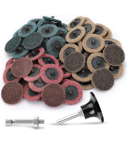 25 Stuks 2-inch Roll Lock Schuurschijven – R-Type – Korrel 24 – Ideaal Voor Metaal, Hout, Kunststof – Voor Slijpmachines En Boormachines