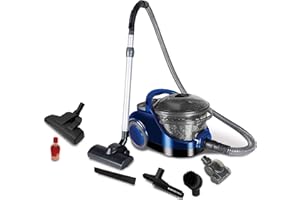 Koblenz Canister Vacuum Cleaner - Water Filtration, 5-Level Filtration, Bagless, Allergy/Pet Pro