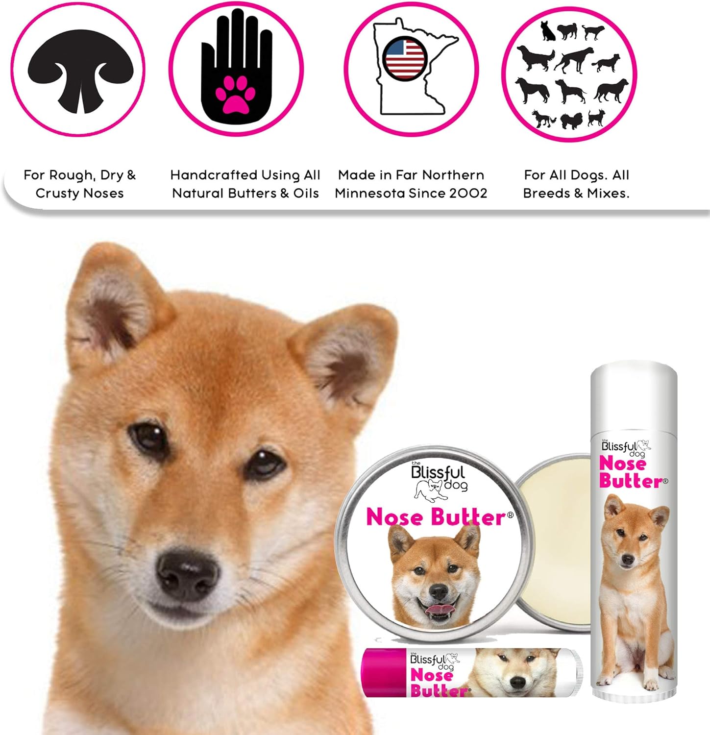 The Blissful Dog Nose Butter For Dry Dog Nose