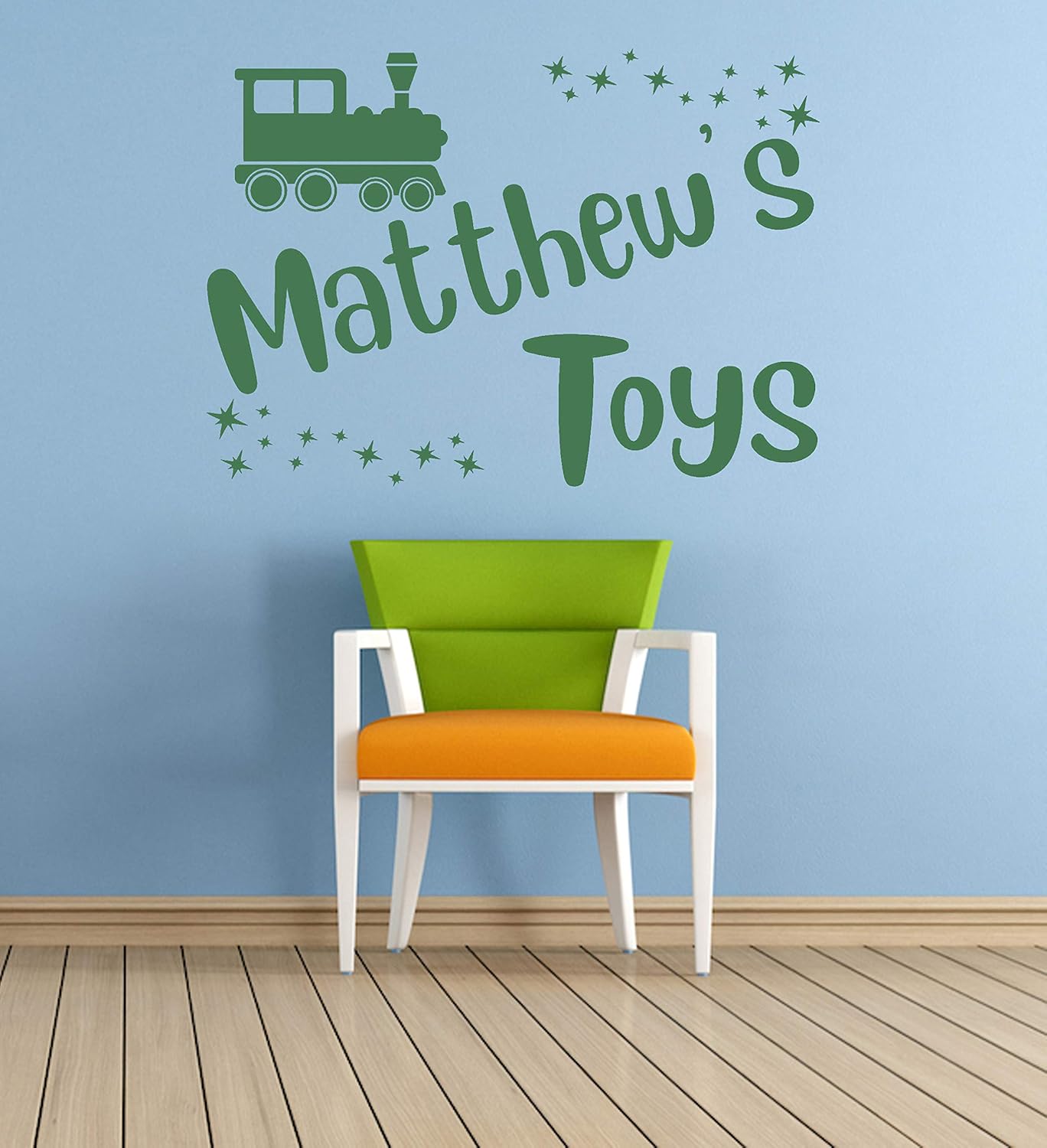 personalised playroom wall stickers