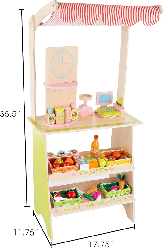 play day food market play set