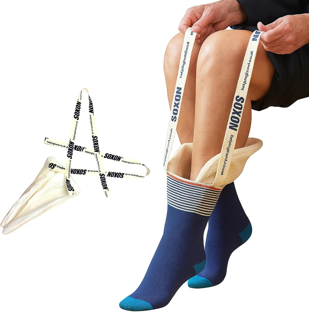 The Helping Hand Soxon Sock Aid Tool for Elderly, Disabled, Pregnant