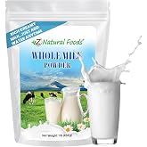 Z Natural Foods Premium Whole Milk Powder - Pasteurized Dry Milk, 1 lb | Pasteurized Whole Milk, Single Ingredient, Non-GMO, Gluten-Free, Kosher-Certified, For Baking, Cooking &amp; Drinks