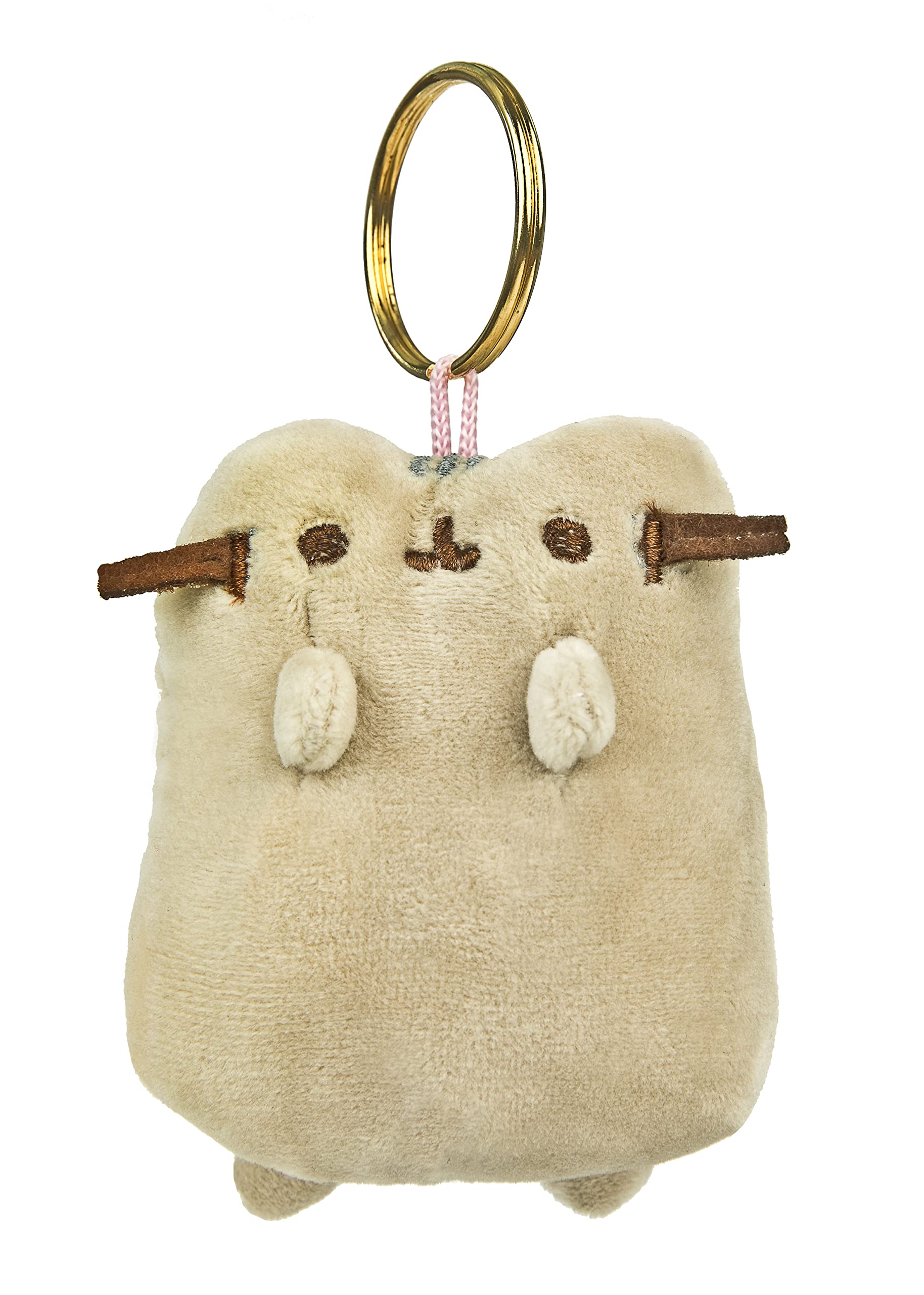 Undercover PUSH2993 Pusheen Plush Keychain with Keychain for Kids and Teens Approx 9 x 8 x 4.5 cm Practical Daily Companion Brown 9 x 8 x 4.5 cm